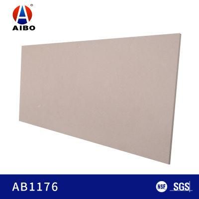 Anti Slip Grey 18mm Quartz Engineered Stone Countertop Kitchen