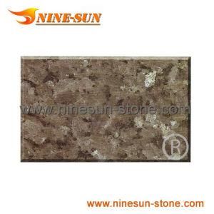 Polished Surface China Brown Granite Tile