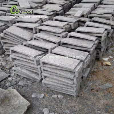 Grey Granite Mushroom for Exterior Wall, Mushroom Stone for Retaining Wall