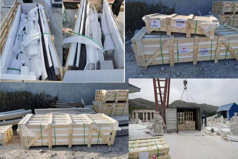 Antique Travertine Stone Carving Marble Fireplace for House Decoration (SY-MF321)