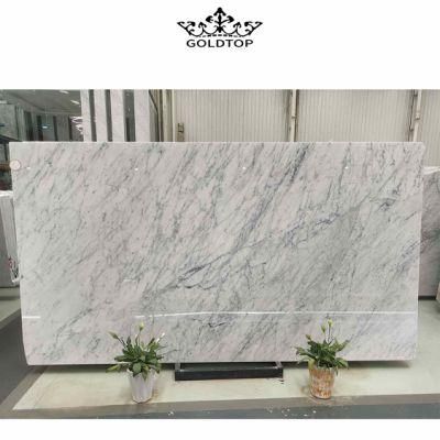 High End Natural Stone Marble Slabs Carrara White Marble Slab Hotel Bathroom Countertops