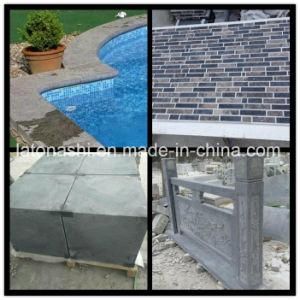 Flamed/Honed/Tumbled/Blue Limestone for Tiles/Slabs/Swimming Pool/Steps/Stairs