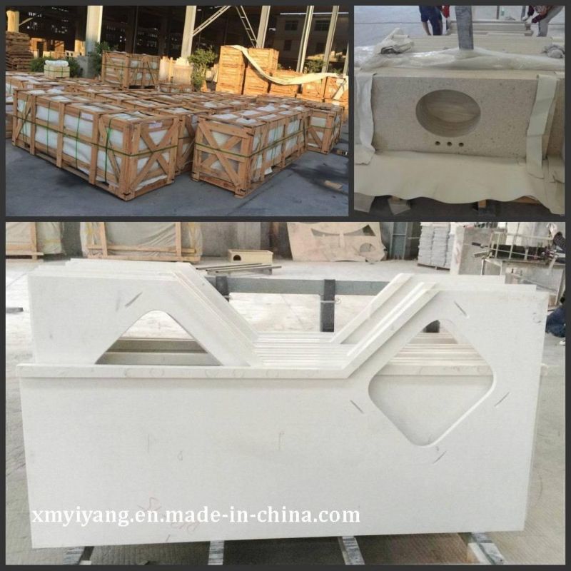 Calacatta Classique White Quartz Slab for Sale/Kitchen/Bathroom/Table/Benchtop/Countertop