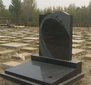 Carved Natural Stone Granite Monument Headstone for Sale