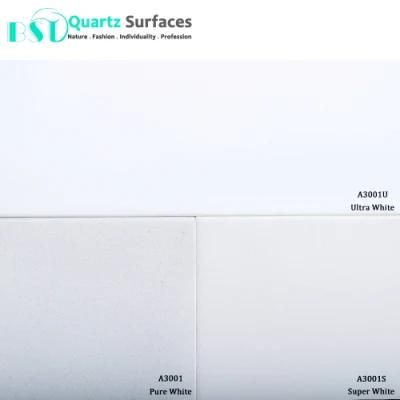 Polar White Quartz Stone for Bar Table Top