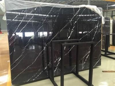 Cheap Price Nero Marquina Slab House Wall, Stair, Floor Decoration
