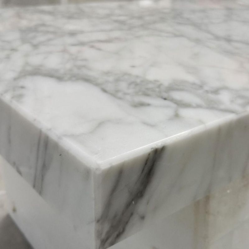 Hotel Project Italian Bianco Carrara White Stone Table Counter Top Marble Countertops