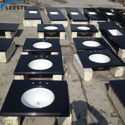 Absolute Black Granite Chinese Natural Black Granite Polished Cut-to-Size Tile