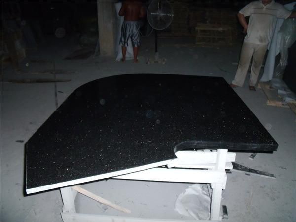 Black Galaxy Granite Special-Shaped Processing