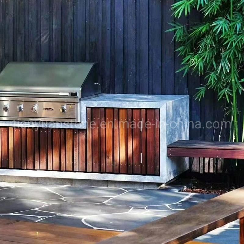 Kitchen Stone Bench Top Natural Quartzite Grey Silver White Calacatta Countertop