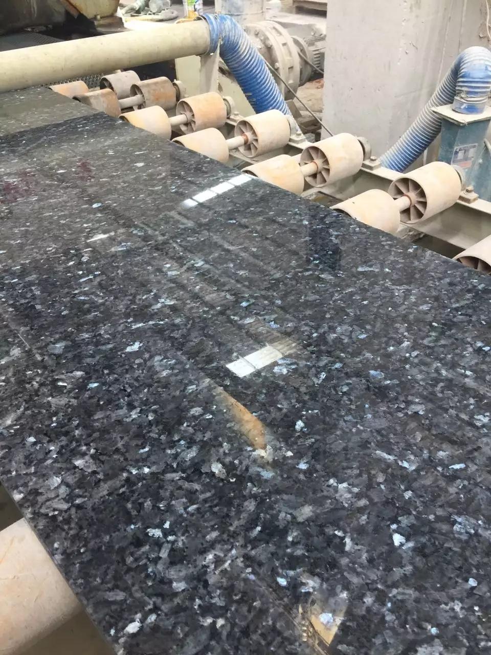 Hot Sale Natural Blue Pearl Granite Hotel and Home Countertops/Walls/Floors/Walls/Bathrooms/Tombstones/Vanity Tops/Pavings/Slabs/Tiles
