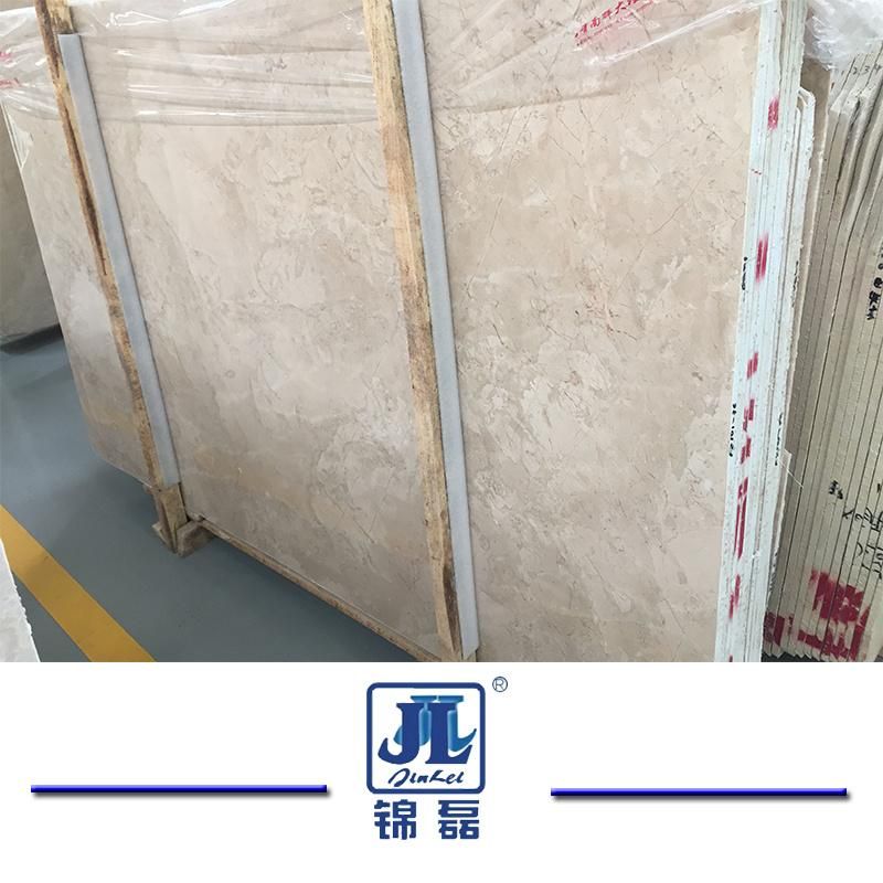 Natural Polished Oman Beige Marbles for Pavers, Slabs, Countertop, Tiles, Floor, Wall Home Flooring House Interior Decoration