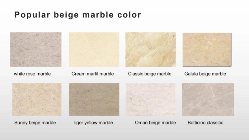 Natural Stone Botticino Classic Beige Marble Flooring Tile and Slab
