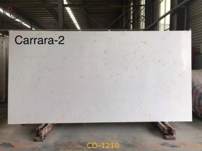 Hot-Sale Artificial Quartz Stone Slab of Carrara with High Quality and Competitive Price