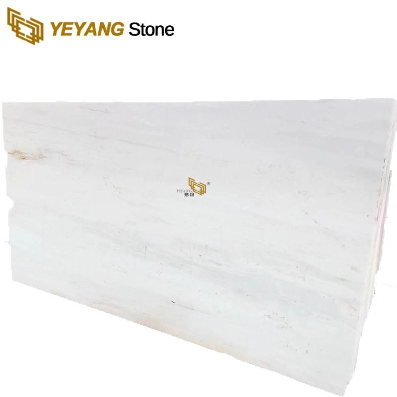 China Pure White Ariston White Marble Slabs for Flooring