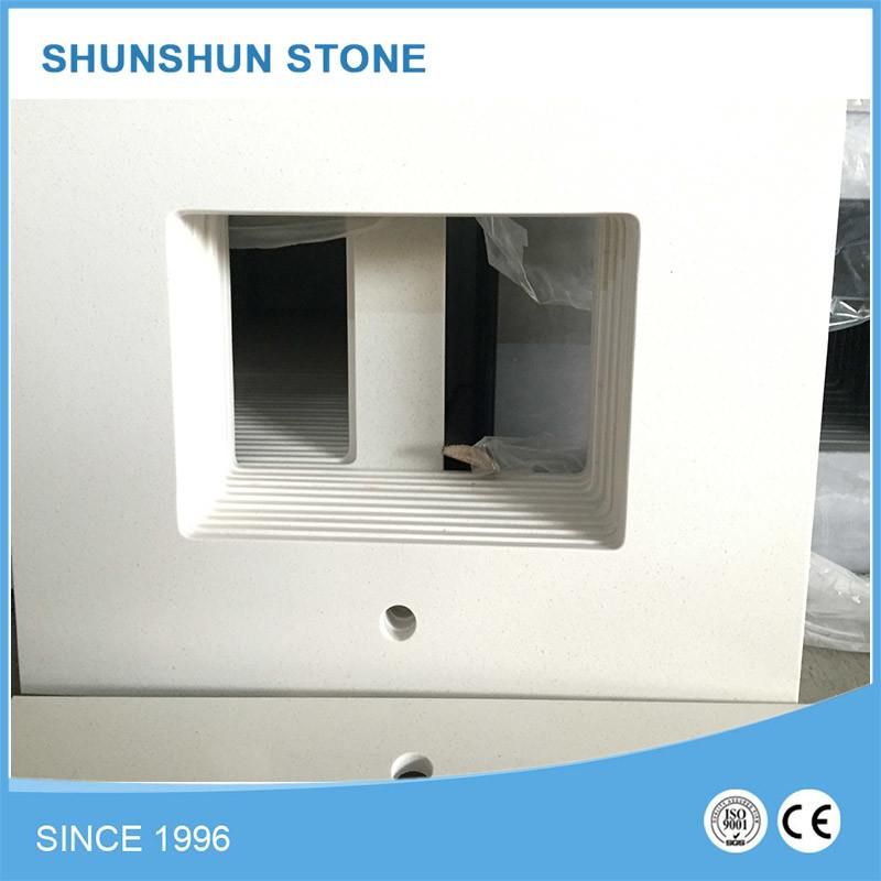 Artificial Quartz Stone Kitchen Countertop for Sale
