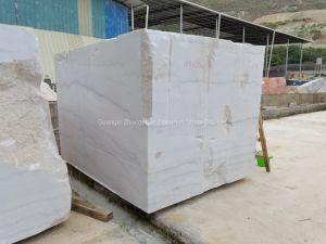 Statuario White Marble Raw Material Block Type