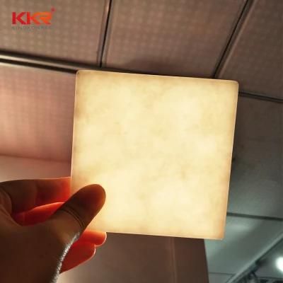 Decoration Acrylic Seamless Joint Translucent Artificial Stone Acrylic Solid Surface Sheet 3.16