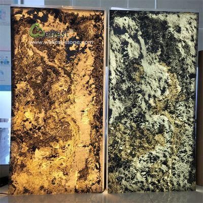 UV Translucent Stone Veneer Sheet Slate Stone Veneer Flexible Slate Stone Veneer