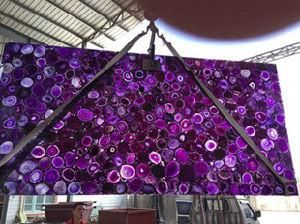 Agate Slab with Various Color