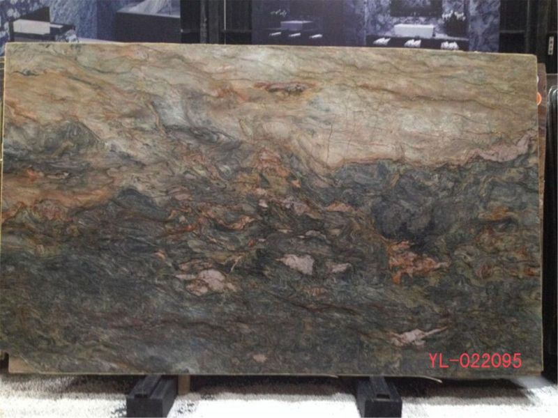 Silk Road Grey Marble Slabs for Flooring Tile, Countertop
