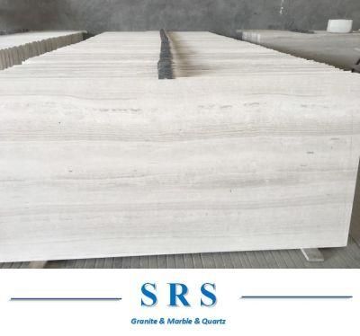 Sandblasted Wooden Vein Marble /Brown Wooden Vein Marble Tiles for Flooring