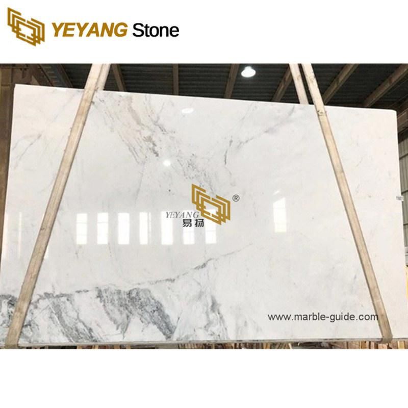 China White Venus Marble Tiles for Staircase/Flooring/Wall/Slabs/Countertops/Tabletop Home Decoration
