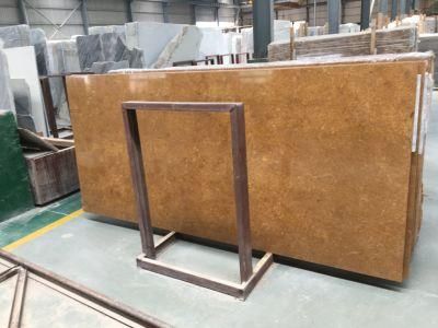 Polished Dark Yellow Marble Slabs for Indoor Windowsills/ Flooring/Wall Facade