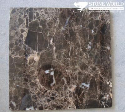 Polished Dark Emperador Marble Tile for Flooring/Wall