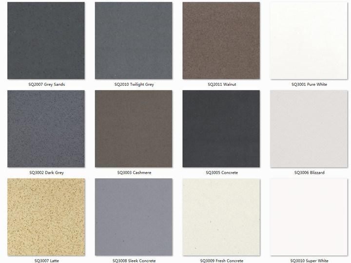 Grey Kitchen Quartz Stone Countertops Big Slab