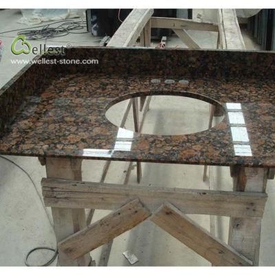 Brown Delicate Vanity Tops Countertops Table Tops Granite G982 Residential