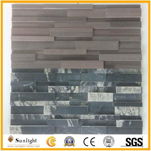 Natural Green Quartzite/Quartz Culture Stone for Wall Facade Tiles