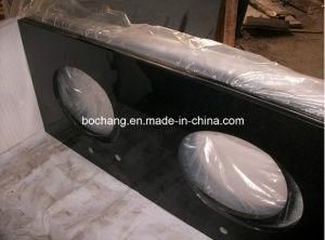 Shanxi Black Flamed Granite Slab for Countertop &amp; Vanity Top