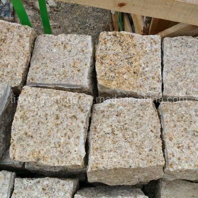 G682 Rusty Yellow Granite Cobblestone