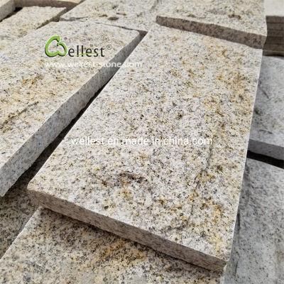 Beige Granite Exterior Cladding Wall Stone