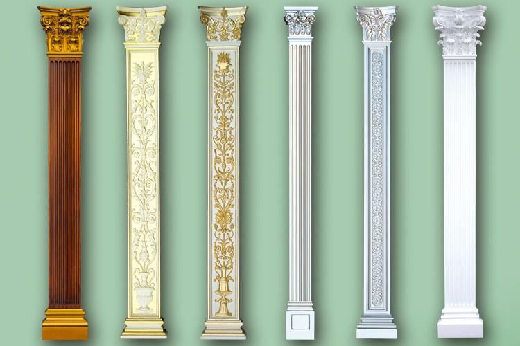 Banruo Factory Price Luxury PU Roman Column Design for Indoor