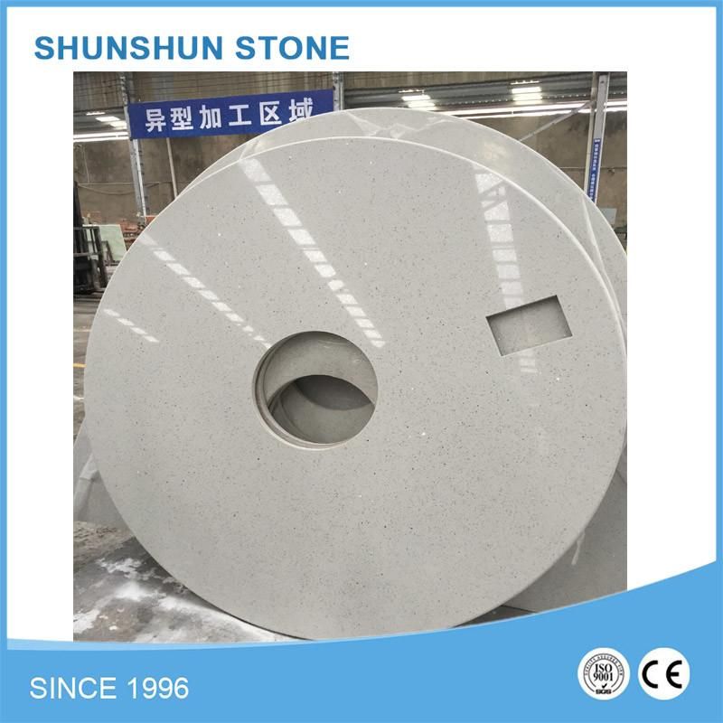 Hot Sell White / Pink Quartz Stone Countertops for Sale