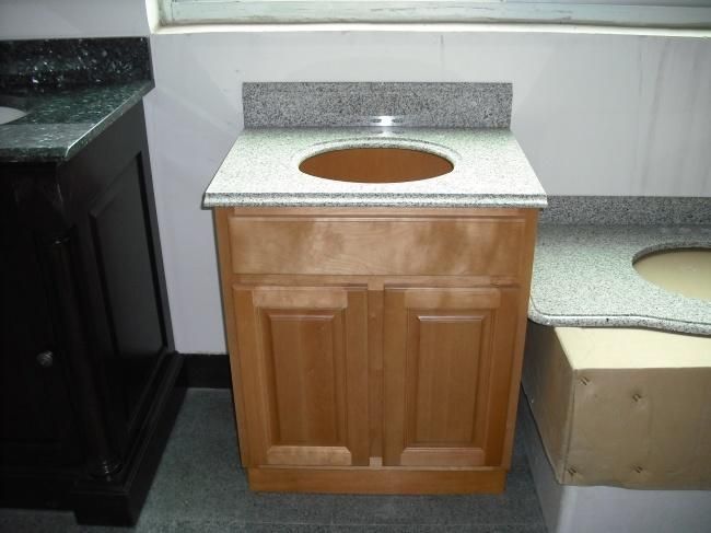 Prefabricated Slab Granite Vanity Top for Bathroom