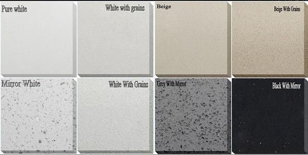 Quartz Stone Big Slabs for Counter Top and Bathroom Tile 0603