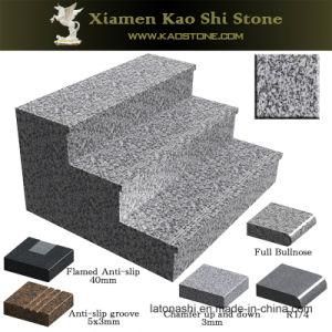 Jasmine White Grey Granite Staircase for Steps and Risers