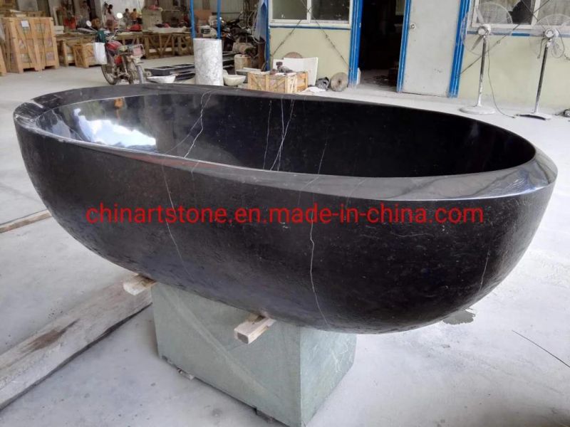 Nature Stone White Marble Bath Tub for Bathroom