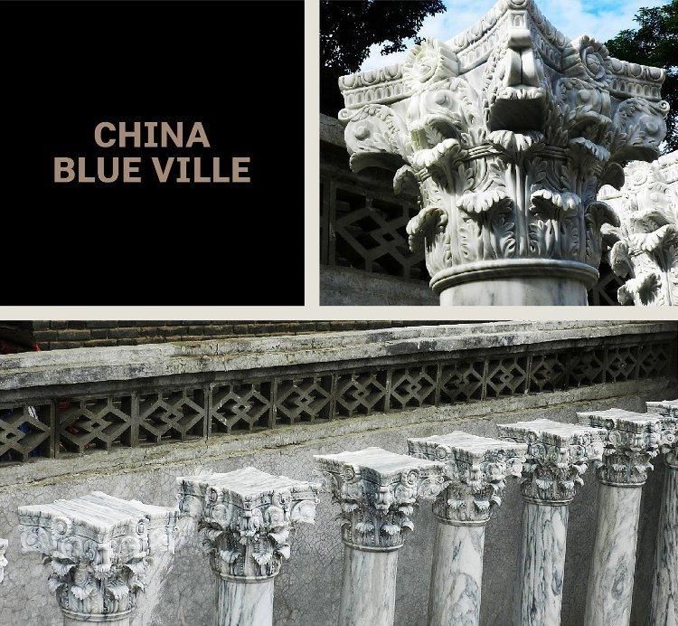 Building Materials White Marble Church Facade Mccy-09