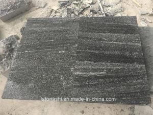 Flamed Grey Granite Nero Santiago Paving for Outdoor and Garden Path
