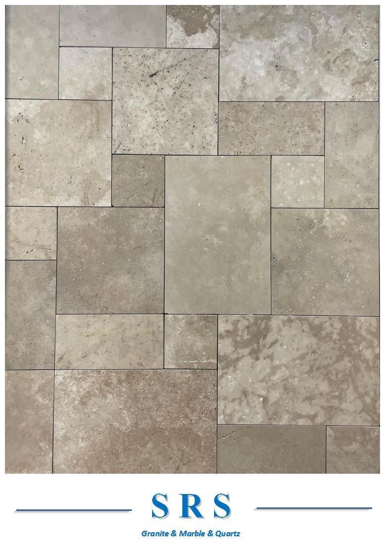 Beige Travertine for Wall/Floor Tiles or Stairs