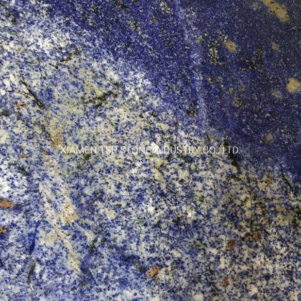 Luxury Stone Azul Blue Bahia Blue Sodalite Granite Slab for Top & Floor Tile