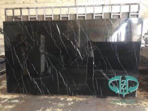 Natural Stone Black Nero Marquina Marble Slabs for Wall/Flooring