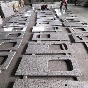 China Grey Granite Bathroom Vanity Top