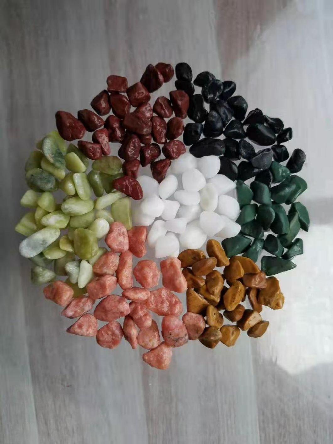 Mixed Colorful Sand Stone for Paving Landscaping Playground