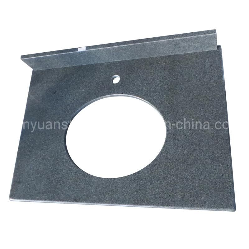 Grey/Black Granite Leather Surface Stone Granite for Bathroom Countertops/Countertop/Vanity Top/Slabs