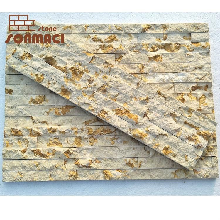 Golden Slate Thin Ledge Stone Cladding Panel